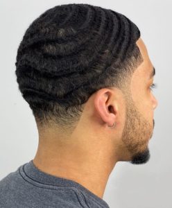 360 Waves Hairstyle for Black Men