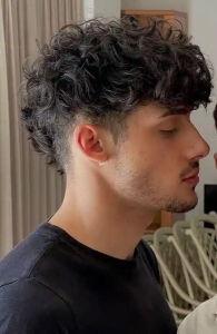 Modern Curly Mullet